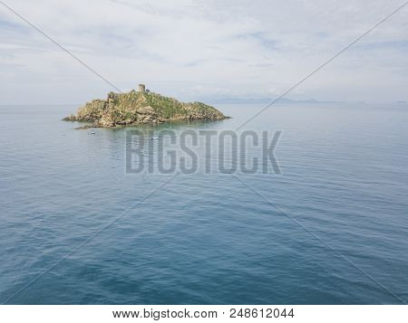 Torre Degli Appiani. Island In Punta Ala. Italy