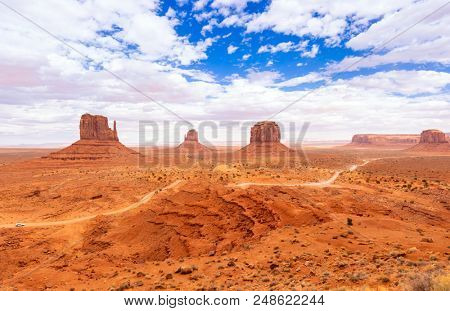 Monument Valley Navajo Tribal Park in Utah USA
