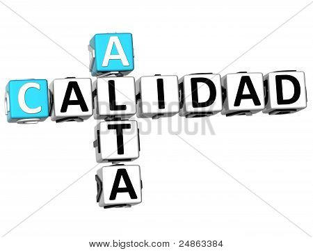 3D Alta Calidad cruciverba