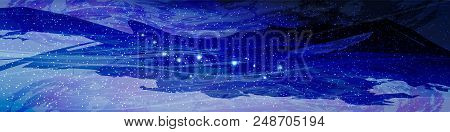 Panorama Of The Cosmos. Horizontal