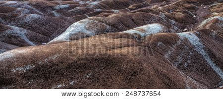 A Panoramic View Of The Badlands, Canada