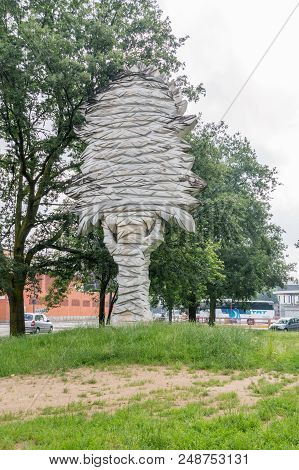 Milan, Italy - May 29, 2018: Solidarity Tree Designed By Mario Rossello Near Stadio Giuseppe Meazza.