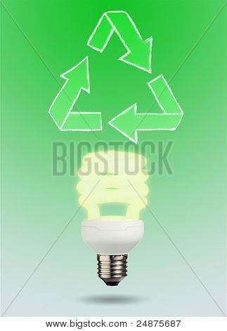 Lampa på vit bakgrund