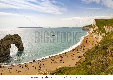 Durdle Door And Jurassic Coast Beaches