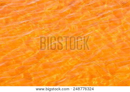 Copper Red Polluted Lake Mine In Gossan Cobre Huelva Spain
