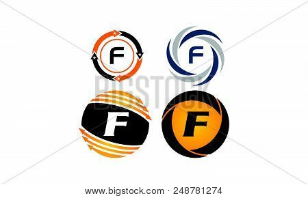 Dynamic Rotation Marketing F Distribution Set Logotemplate