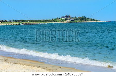 Round Hill Long Beach Buzzards Bay Ocean Path Padnaram Dartmouth Massachusetts Atlantic Ocean.  Form