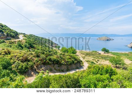 Sea Coast Of Kapidag Peninsula In Erdek