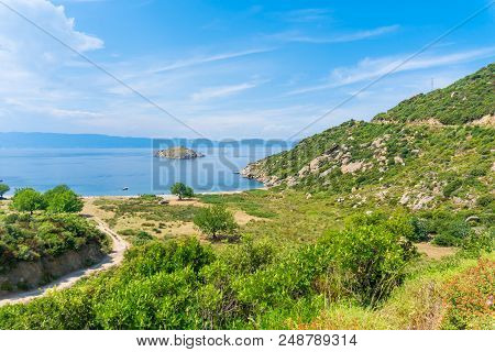Sea Coast Of Kapidag Peninsula In Erdek