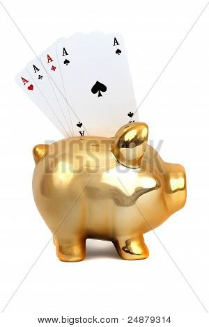 Golden Piggy Bank kártyák