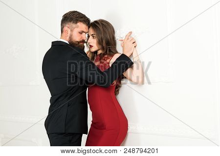 Sexy Couple, Sensual Couple, Sexual People. Love, Relations, Dominating. Dominating In The Foreplay