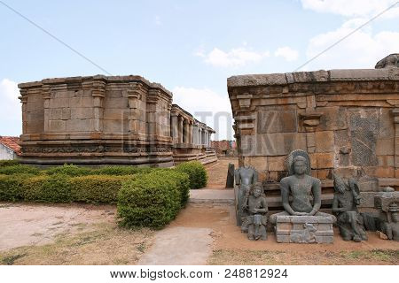 Excavated Jain Sculptures From The 9th-10th Century At Panchakuta Basadi, Kambadahalli, Mandya Distr