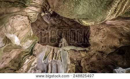 Cave At Khao Kha Nab Nam Ecotourism And Community Life Klongprasong Krabi Province Thailand.