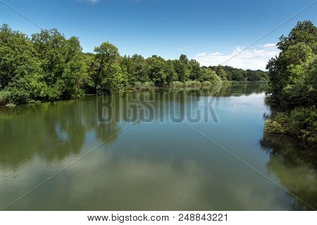Landscape With Green Forest Around Veleka Rvier, Burgas Region, Bulgaria