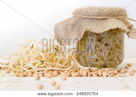 Preparation Of Pickled Soybeans In Vinegar And With Sauce