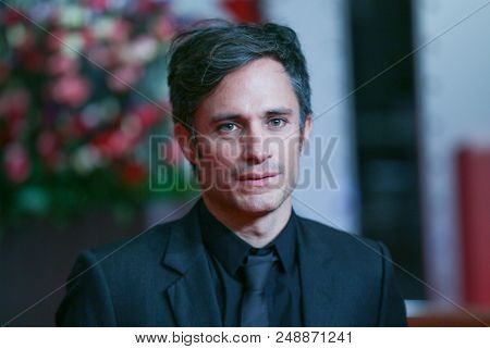 Gael Garcia Bernal attends the 'Museum' (Museo) premiere during the 68th Berlinale International Film Festival Berlin at Berlinale Palast on February 22, 2018 in Berlin, Germany.