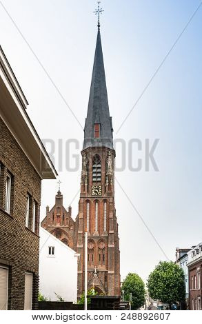 VAALS, THE NETHERLANDS - June 10, 2018: Saint Paul's Church, Vaals, Netherlands