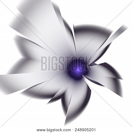 Simple Abstract Floral Image For Fantasy Design In Bright Colors. Perfect Flower Cards For Decoratio