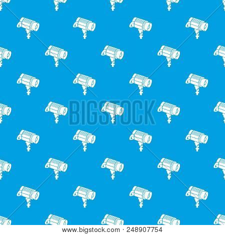 Professional Studio Flash Pattern Vector Seamless Blue Repeat For Any Use