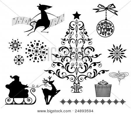 elementi di Natale