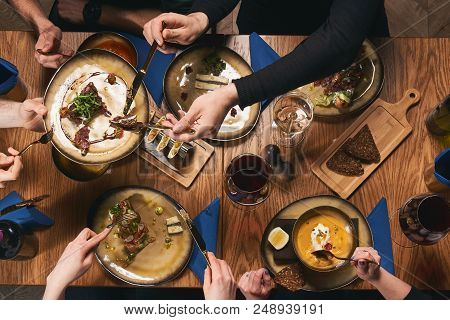 Table Food Top View. Image & Photo (Free Trial) | Bigstock