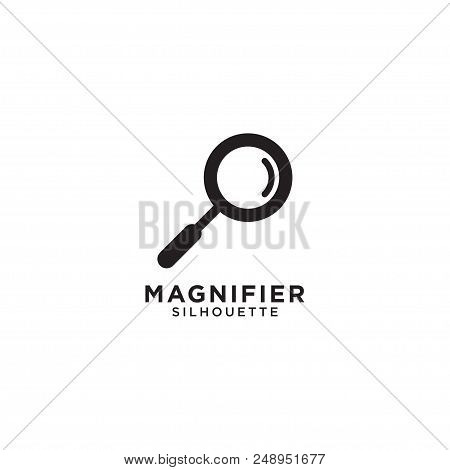 Illustration Of Magnifier Graphic Design Template Vector