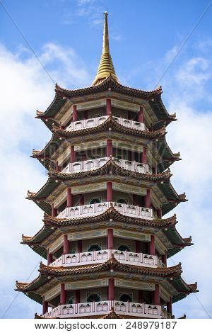 Pagoda Tower At Chin Swee Temple Near Genting Highlands Malaysia