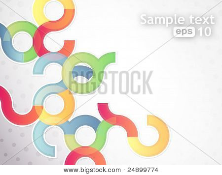 abstract vector circles background