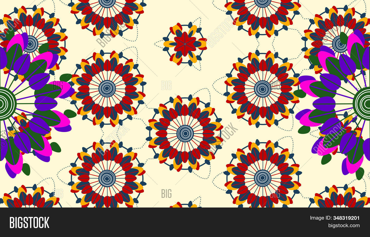 Mini Flower Pattern Animation Animation Flowers Image & Photo (Free Trial) | Bigstock