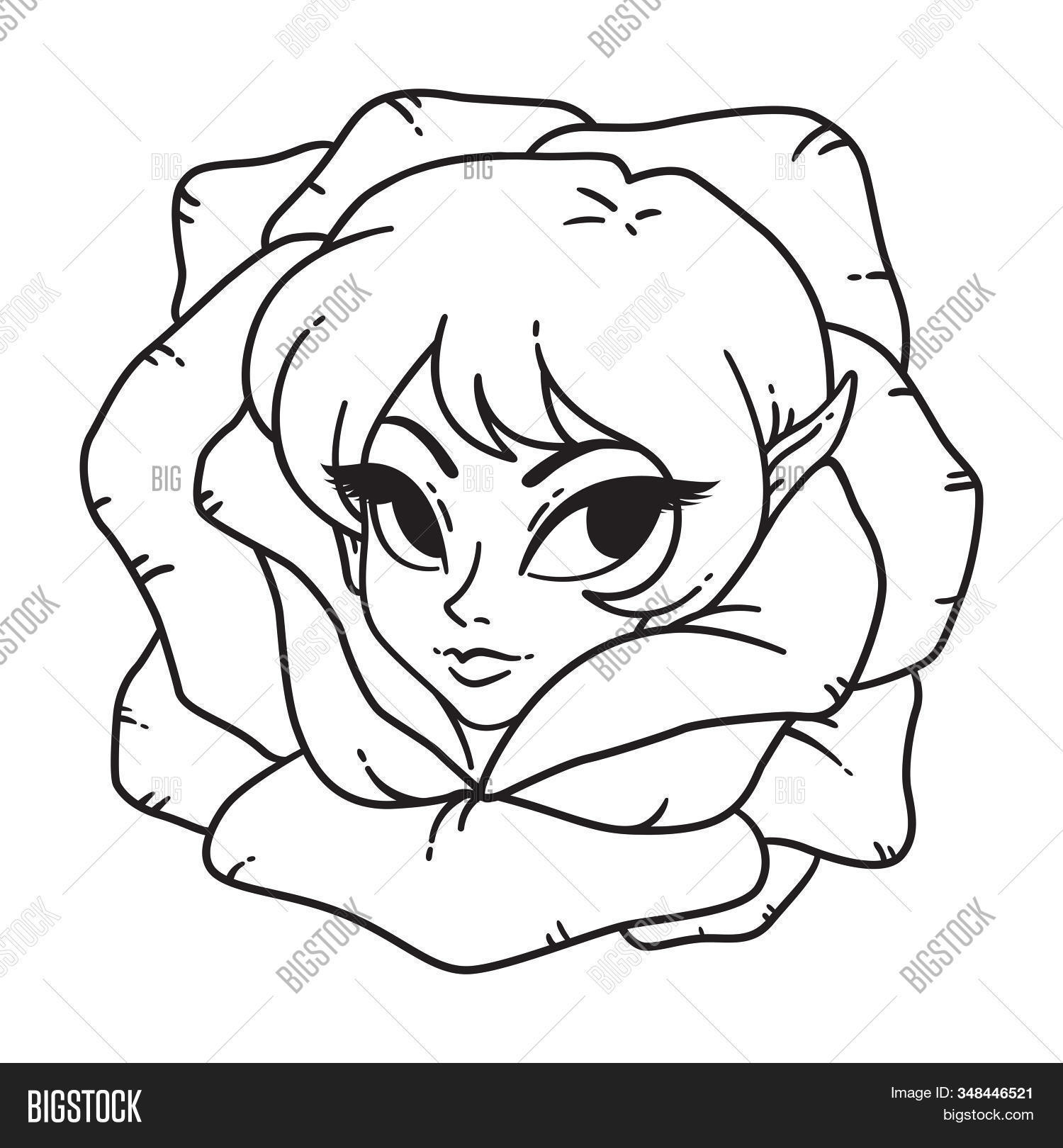 Portrait Cute Girl Elf Image Photo Free Trial Bigstock