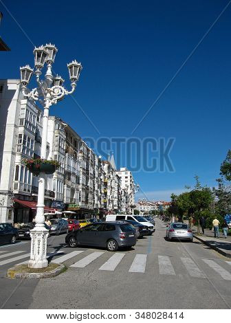 Cars On The Streets Of Castro Urdiales, Spain