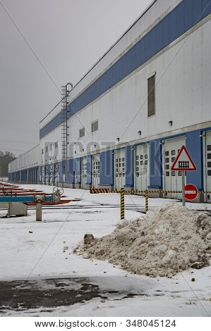Subway Train Service Depot. Moscow, Russia