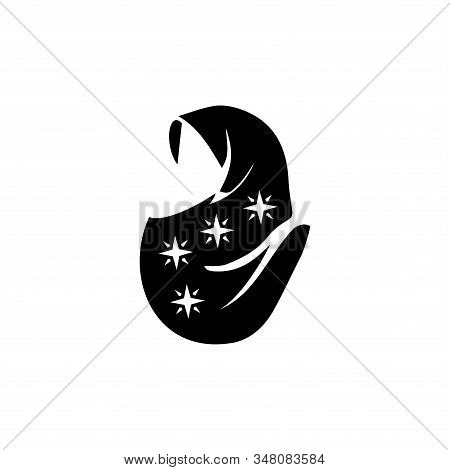 Muslimah Hijab Logo Template Vector Illustration Design