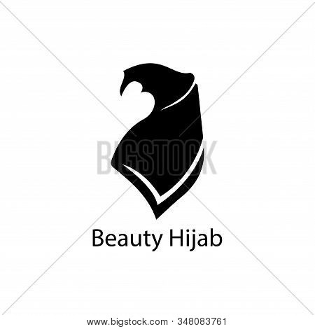 Muslimah Hijab Logo Template Vector Illustration Design