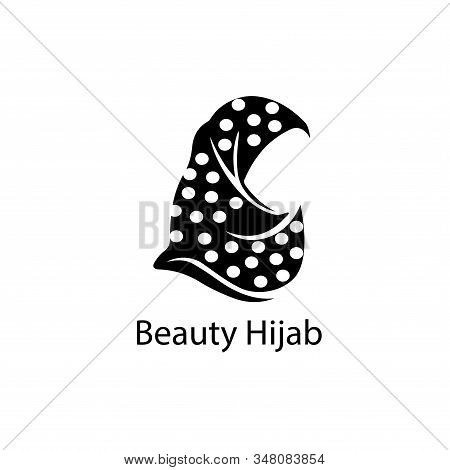 Muslimah Hijab Logo Template Vector Illustration Design