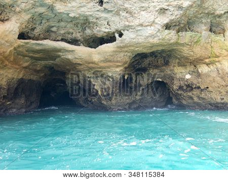Beautiful Sea Caves Of Portugal Algarve Coast