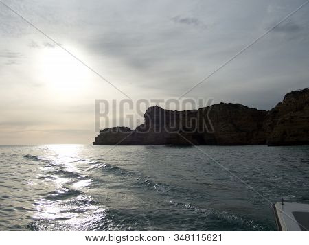 Beautiful Sea Caves Of Portugal Algarve Coast