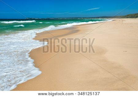 A Sunny Day Summer Day At Camel Rock Beach