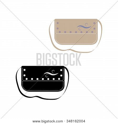Stylish Womens Handbag -for Shipping Shopping. Trendy Leather Accessories Of Different Types Isolate
