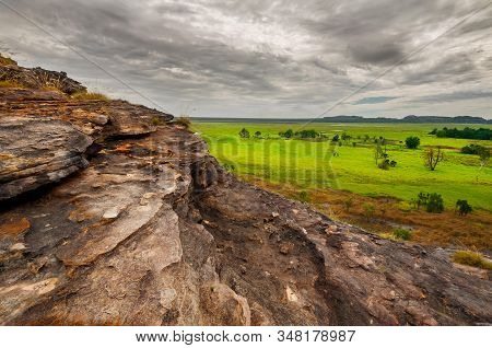 View From Ubirr Rock Into The Floodplains