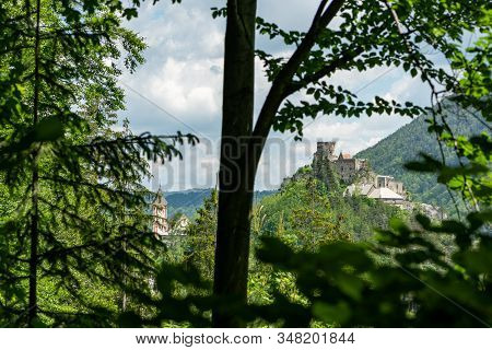 Scenic View In Semmering Mountains (austria) On A Csunny Day In Summer