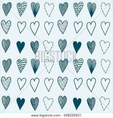 Hearts Seamless Pattern