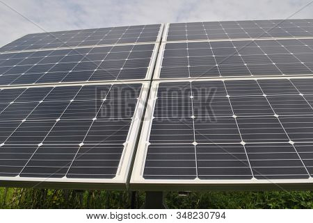 View Of The Solar Panel From Below.