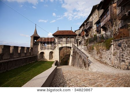 Das Schloss GruyÃ¨res (ChÃ¢teau de GruyÃ¨res)