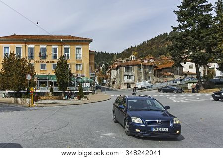 Panorama Of Center Of Spa Resort Of Devin, Bulgaria