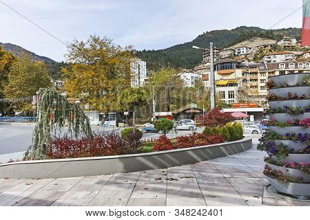 Panorama Of Center Of Spa Resort Of Devin, Bulgaria