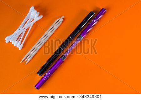 A Set Of Cosmetic Tools For Manicure And Pedicure