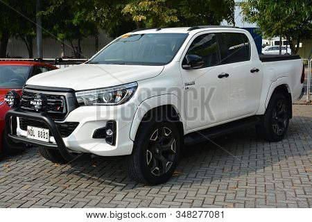 Pasay, Ph - Dec. 7: Toyota Hilux Pick Up At Bumper To Bumper 15 Car Show On December 7, 2019 In Mall