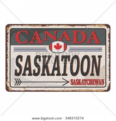 Saskatoon, Saskatchewan, Canada That Features Maple Leaves.