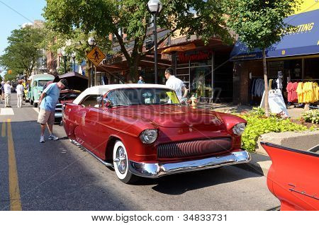 1955 Punainen Chevrolet
